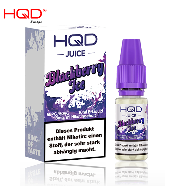 HQD Juice NicSalt Blackberry Ice 10ml 18mg