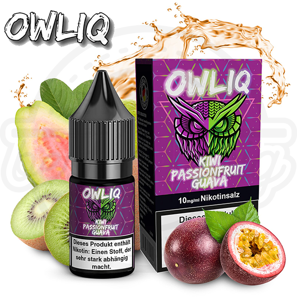 OWLIQ NicSalt Kiwi Passionfruit Guave 10ml