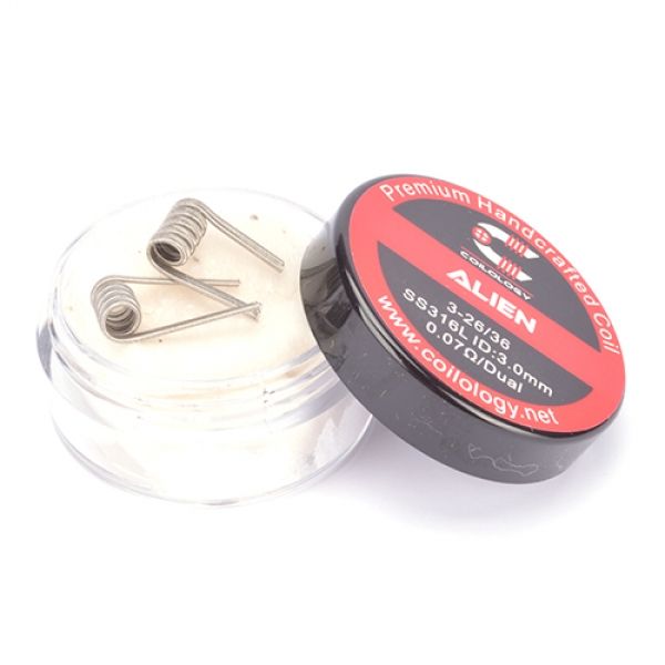 Coilology Alien 0,15 Ohm Handmade Coil SS316L (0,07 Ohm Dual)