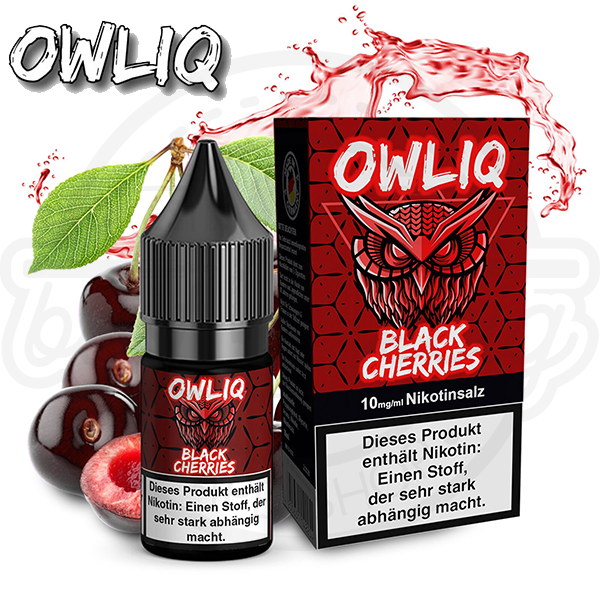 OWLIQ NicSalt Black Cherries 10ml