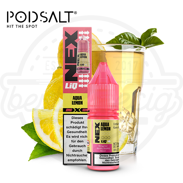 Pod Salt NexLiq NicSalt Aqua Lemon 10ml