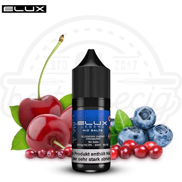 Elux NicSalt Bluebrry Cherry Cranberry 10ml