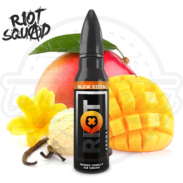 Riot Squad Black Edition Aroma Mango Vanilla Ice Cream 5ml