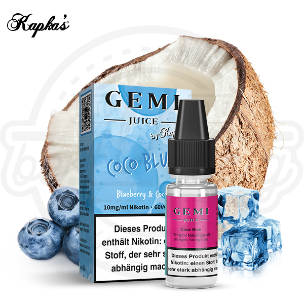 Gemi Juice By Kapka's Flava NicSalt Coco Blue 10ml