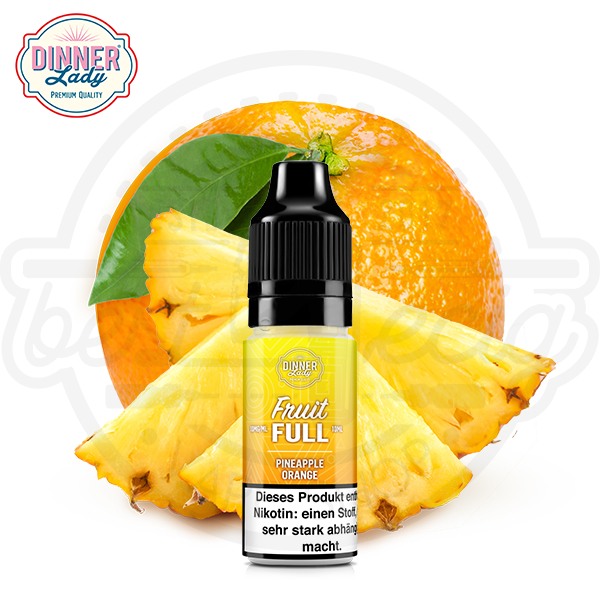 Dinner Lady Fruit Full NicSalt Pineapple Orange 10ml