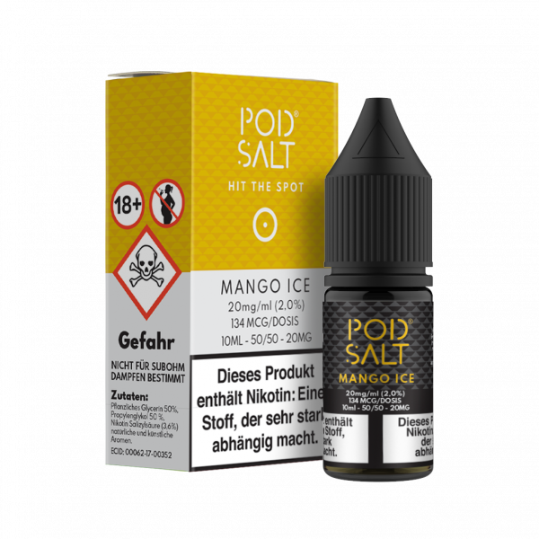 Pod Salt NicSalt Mango Ice 10ml