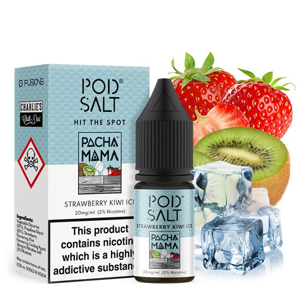 Pod Salt Fusion NicSalt Strawberry Kiwi Ice 10ml