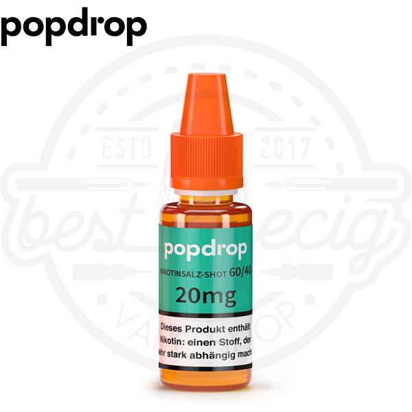 Popdrop Nikotinsalz Shot 60/40 20mg