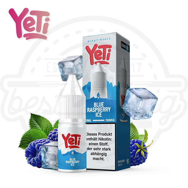 Yeti Summit NicSalt Blue Raspberry Ice Ice 10ml