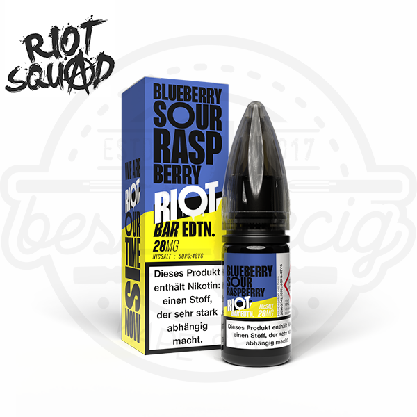 Riot Squad Bar Edition Nicsalt Blueberry Sour Raspberry 10ml