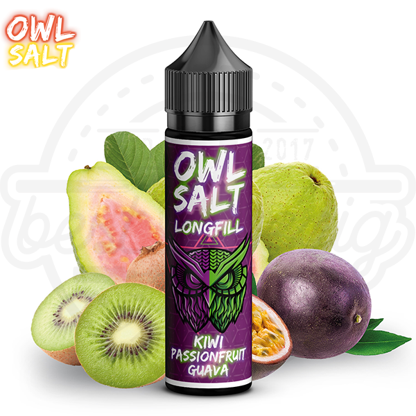 OWL Salt Aroma Overdosed Kiwi Passionfruit Guava 10ml