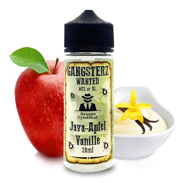 Gangsterz Wanted Aroma Java-Apfel Vanille 30ml