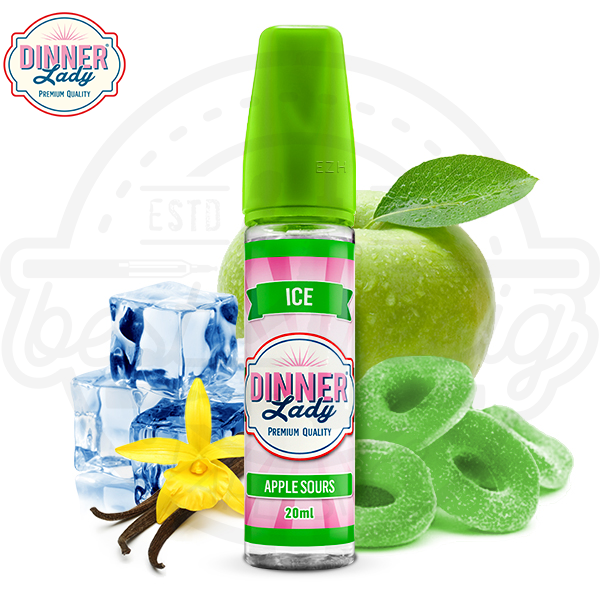 Dinner Lady Sweets Ice Aroma Apple Sours 20ml
