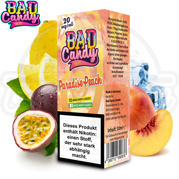 Bad Candy NicSalt Paradise Peach 10ml