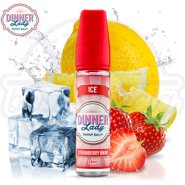 Dinner Lady Ice Aroma Strawberry Bikini 20ml