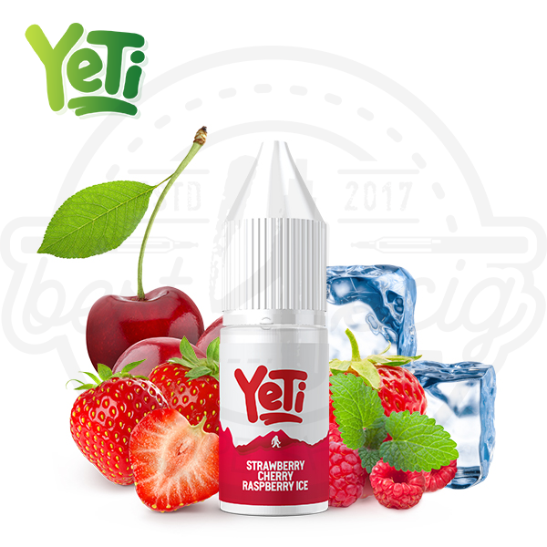 Yeti Summit NicSalt Strawberry Cherry Raspberry Ice 10ml