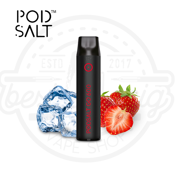 Pod Salt Go 600 Einweg Vape Pen - Strawberry Ice Nikotinsalz 20mg