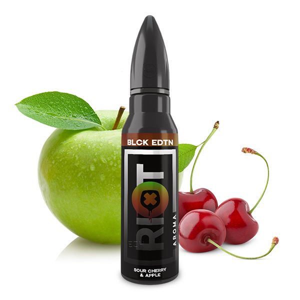 Riot Squad Black Edition Aroma Deluxe Sour Cherry & Apple 15ml