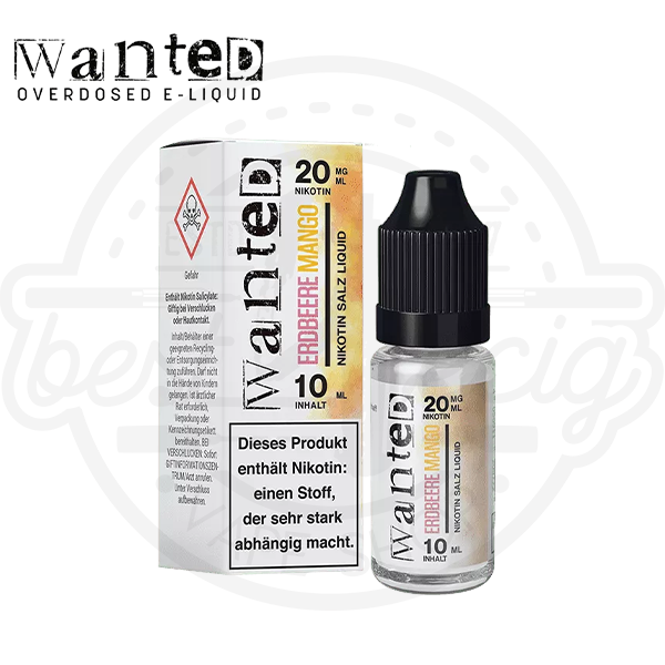 Wanted NicSalt Erdbeere Mango 10ml