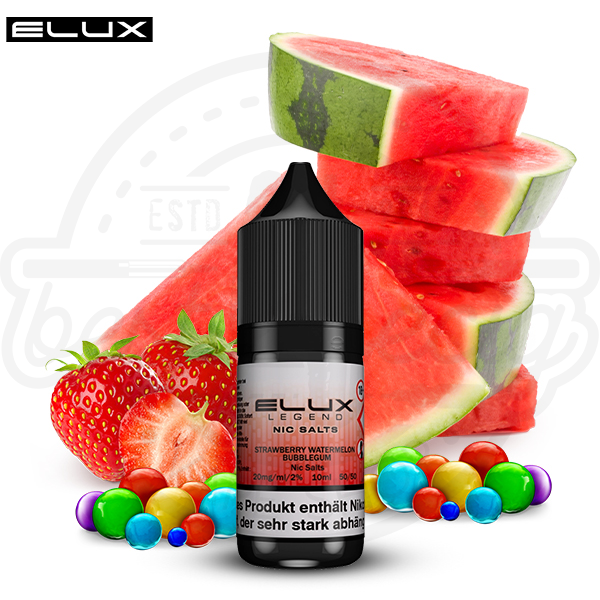 Elux NicSalt Strawberry Watermelon Bubblegum 10ml
