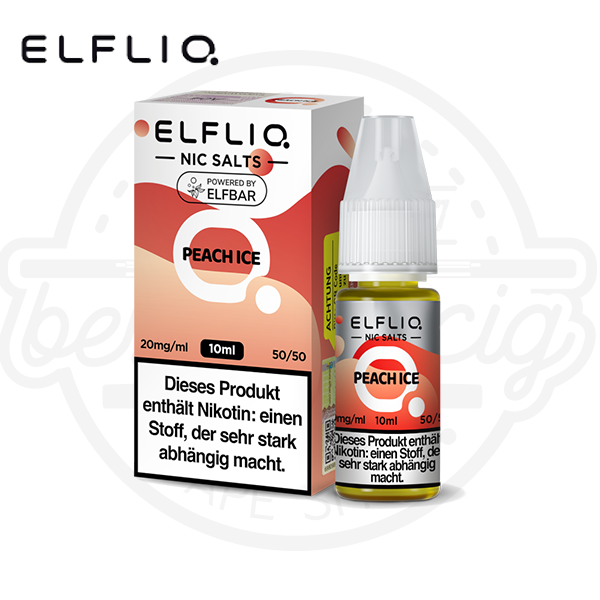 Elfbar Elfliq NicSalt Peach Ice 10ml