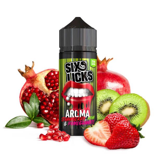 Six Licks Aroma Strawberry Kiwi Pomegranate 20ml
