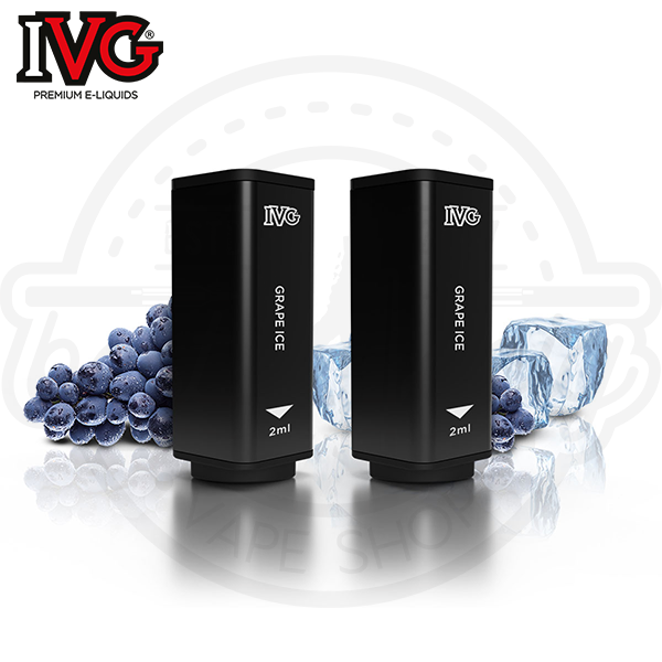 IVG 2400 Pods Grape Ice NicSalt 2x 2ml