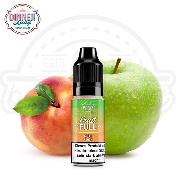 Dinner Lady Fruit Full NicSalt Apple Peach 10ml