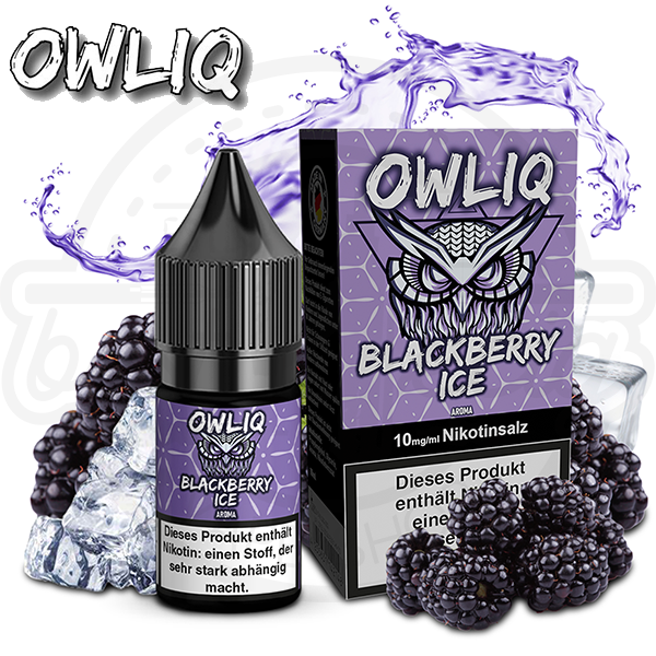 OWLIQ NicSalt Blackberry Ice 10ml