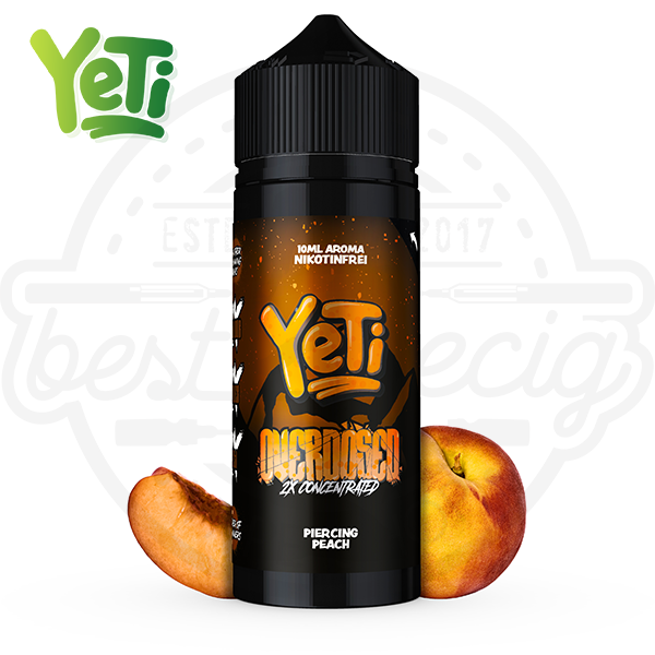 Yeti Overdosed Aroma Piercing Peach 10ml