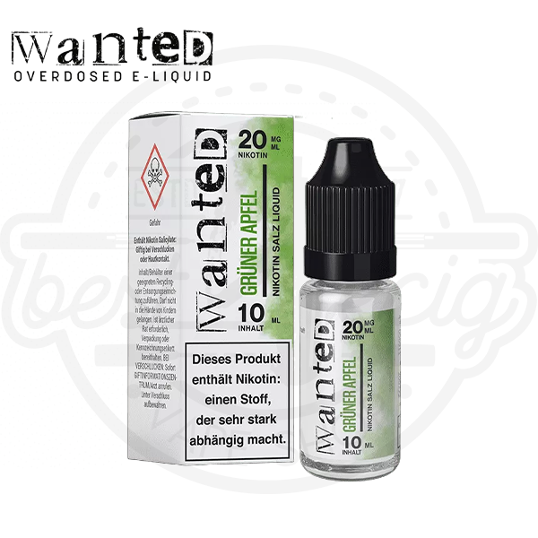 Wanted NicSalt Grüner Apfel 10ml