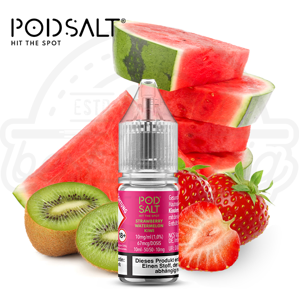 Pod Salt XTRA NicSalt Strawberry Watermelon Kiwi 10ml