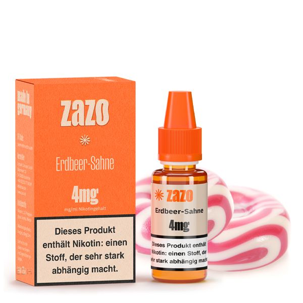Zazo E-Liquid Erdbeer Sahne 10ml