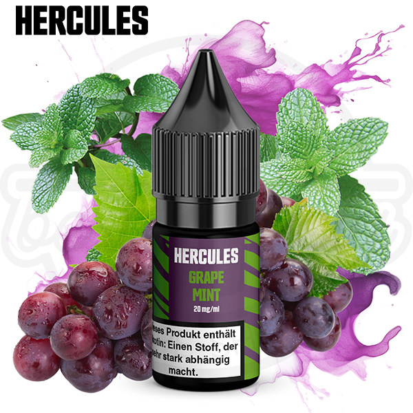 Hercules Overdosed NicSalt Grape Mint 10ml