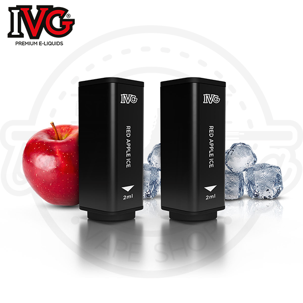 IVG 2400 Pods Red Apple Ice NicSalt 2x 2ml