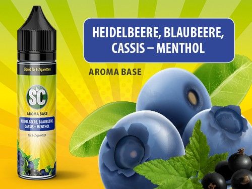 SC Liquids Heidelbeere Blaubeere Menthol 50ml