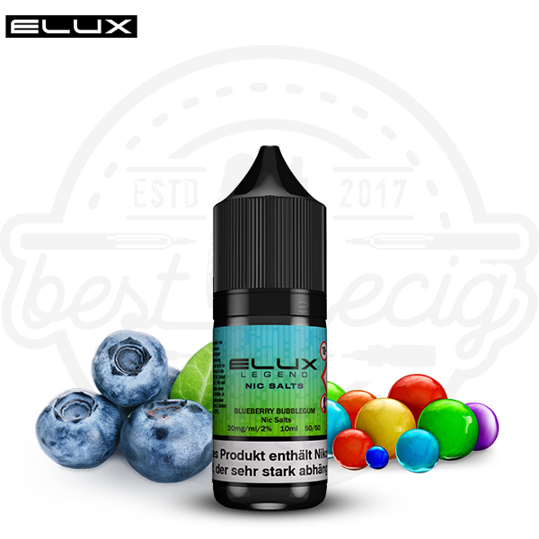 Elux NicSalt Blueberry Bubblegum 10ml
