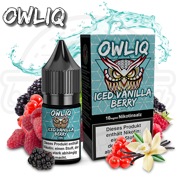 OWLIQ NicSalt Iced Vanilla Berry 10ml