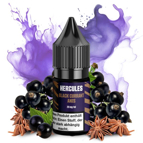 Hercules Overdosed NicSalt Black Currant Anis 10ml