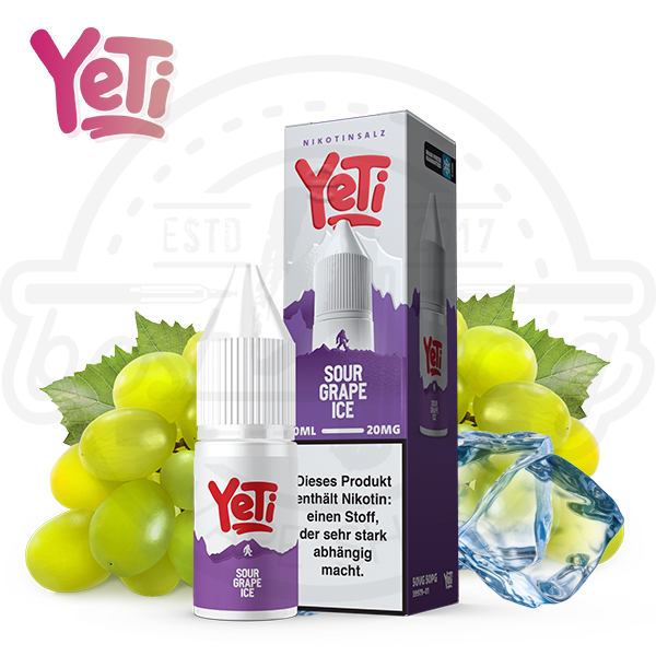 Yeti Summit NicSalt Sour Grape Ice 10ml