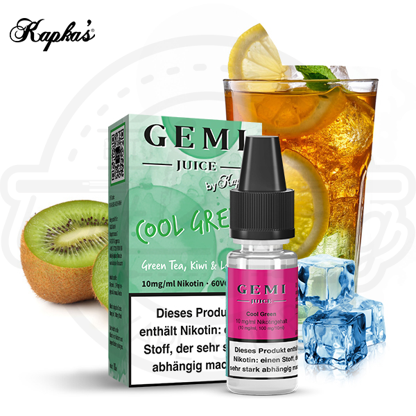 Gemi Juice By Kapka's Flava NicSalt Cool Green 10ml