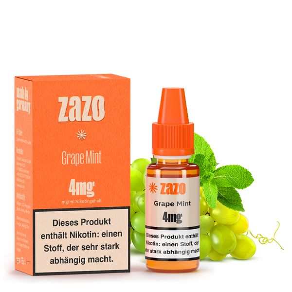 Zazo E-Liquid Grape Mint 10ml