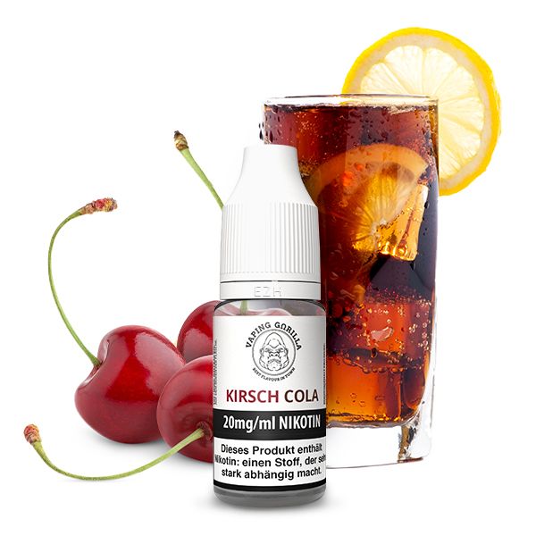 Vaping Gorilla NicSalt Kirsch Cola 10ml