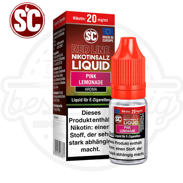 SC Red Line NicSalt Pink Lemonade 10ml