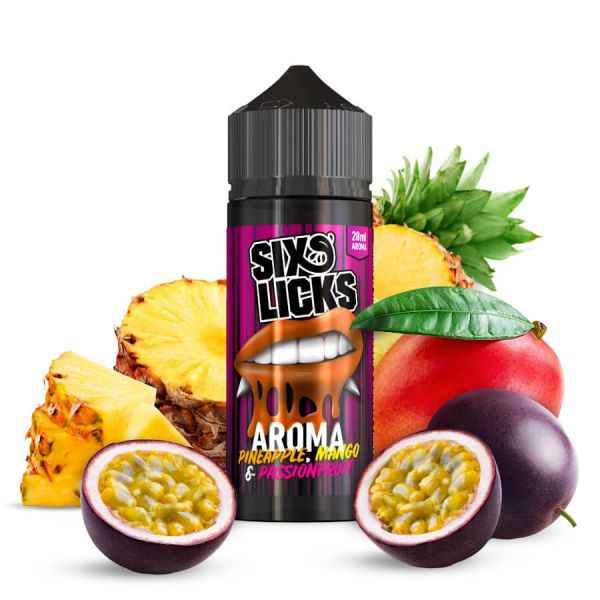 Six Licks Aroma Pineapple Mango Passionfruit 20ml