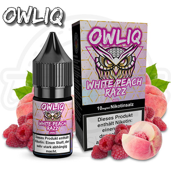 OWLIQ NicSalt White Peach Razz 10ml