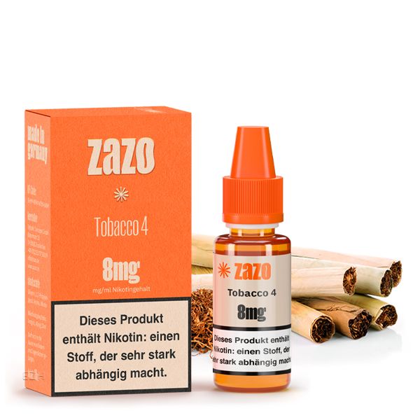 Zazo E-Liquid Tobacco 4 10ml