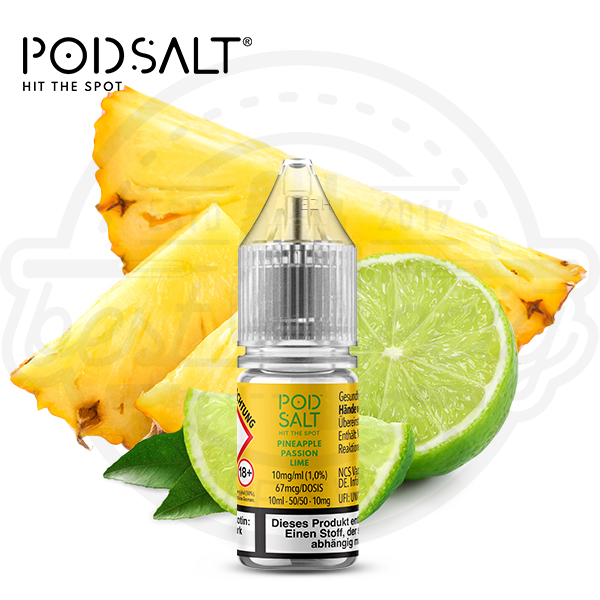 Pod Salt XTRA NicSalt Pineapple Passion Lime 10ml